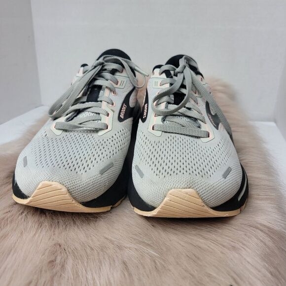 Brooks Womens Adrenaline GTS 22 Running Shoe Gray(missing insole) Size 9 - Picture 2 of 9